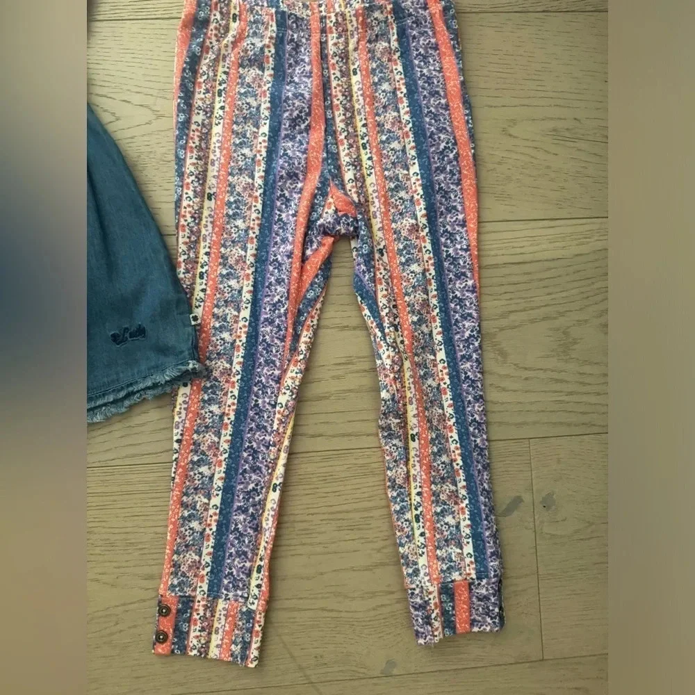 Lucky Brand sleeveless denim and legging set